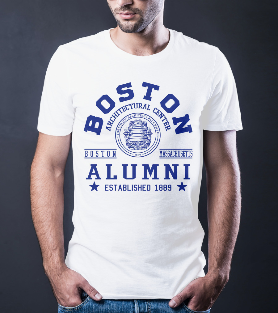 Boston Architectural Center Alumni Established 1889 Boston Massachusetts T-Shirt