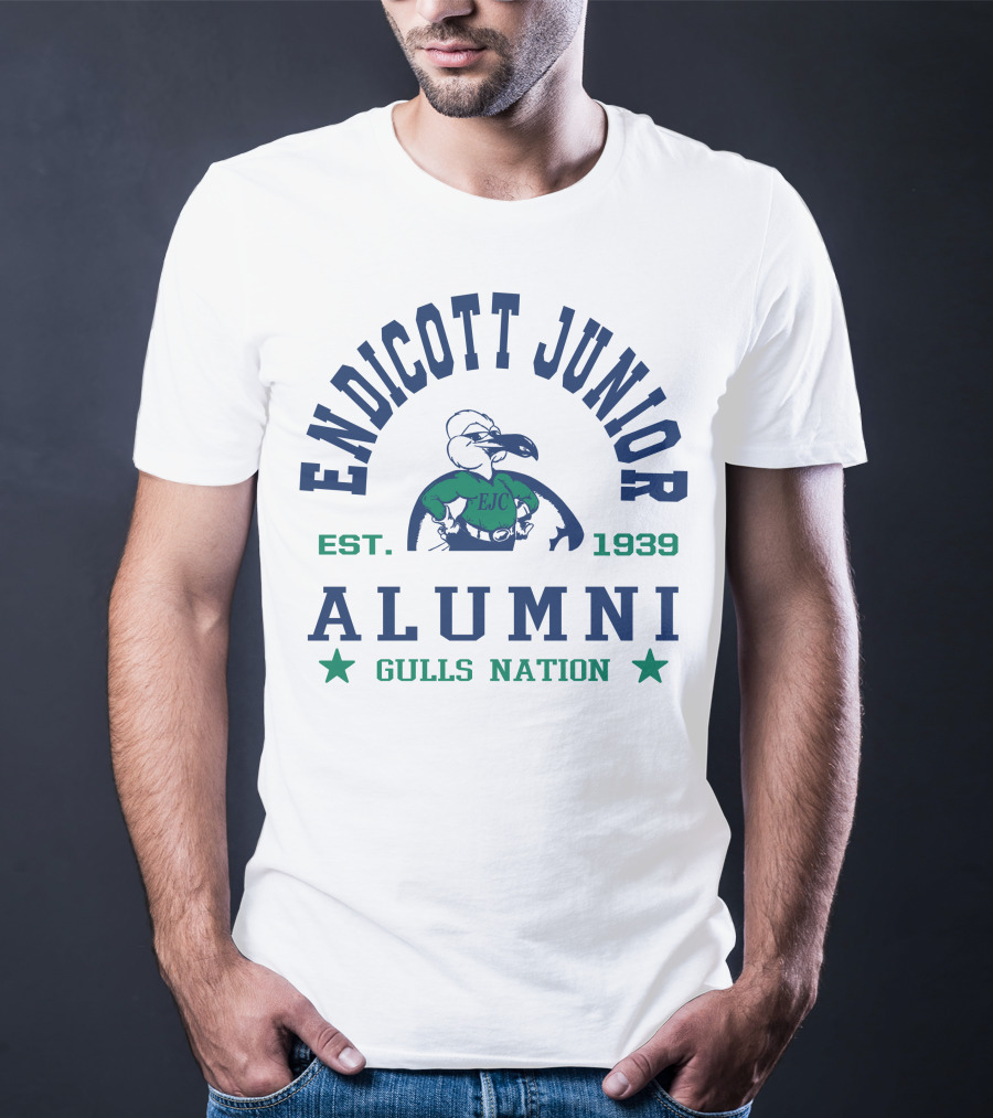 Endicott Junior Alumni Est. 1939 Gulls Nation EJC T-Shirt