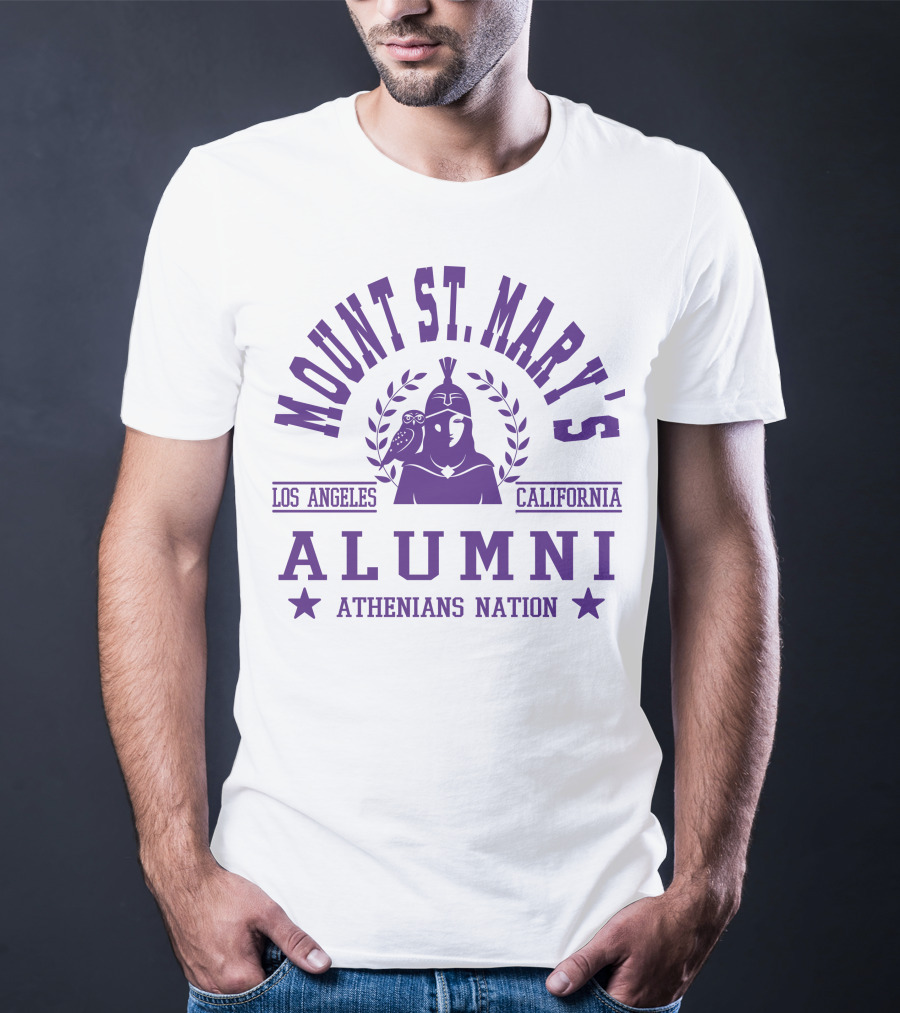 Mount St. Mary's Alumni Athenians Nation Los Angeles California T-Shirt