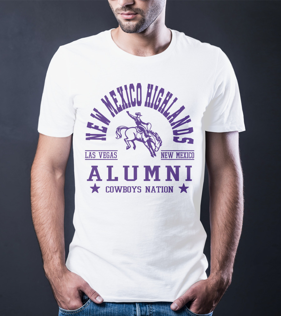 New Mexico Highlands University Alumni Cowboys Nation Las Vegas New Mexico T-Shirt