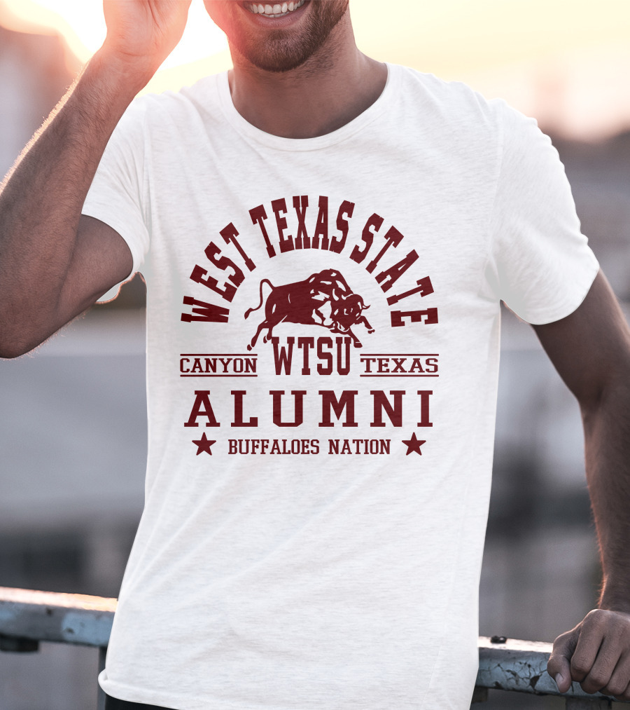 West Texas State Alumni Buffaloes Nation WTSU Canyon Texas T-Shirt