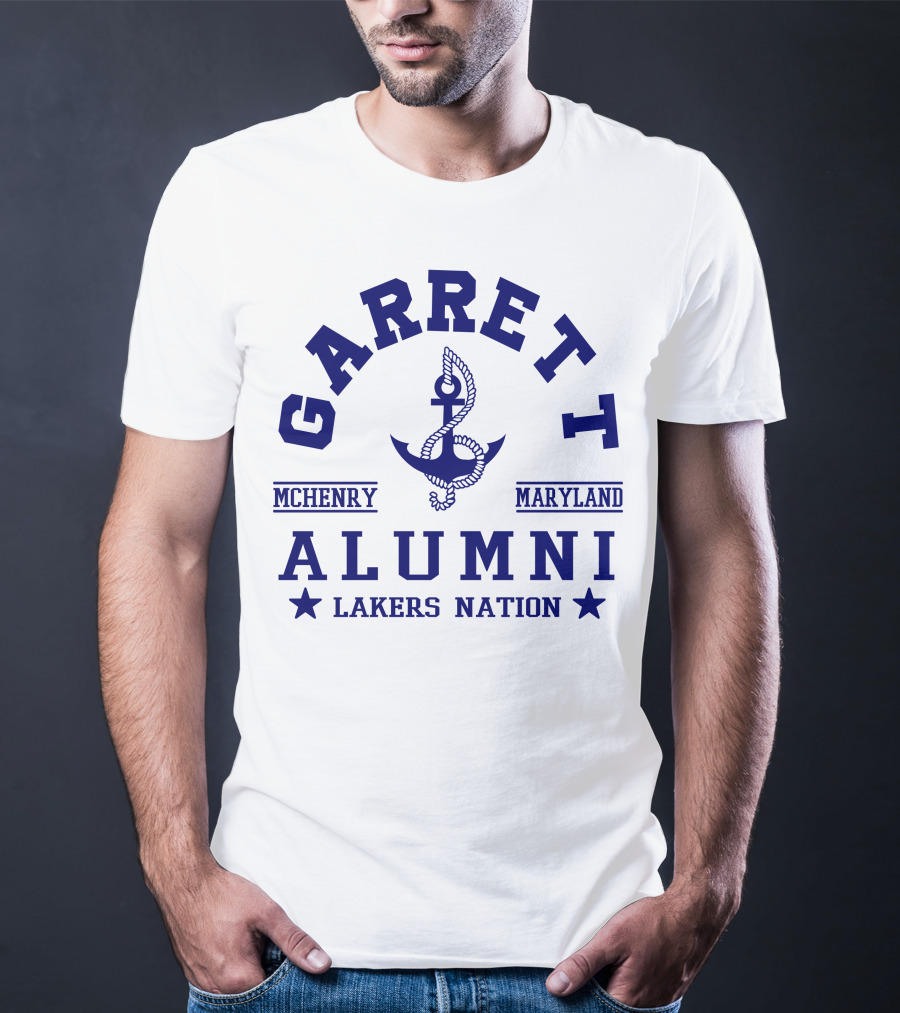 Garrett Alumni McHenry Maryland Lakers Nation T-Shirt