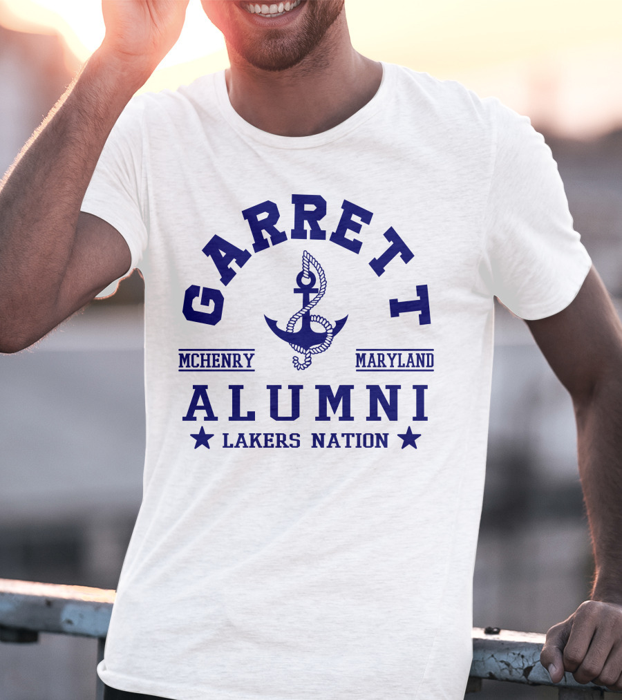 Garrett Alumni McHenry Maryland Lakers Nation T-Shirt