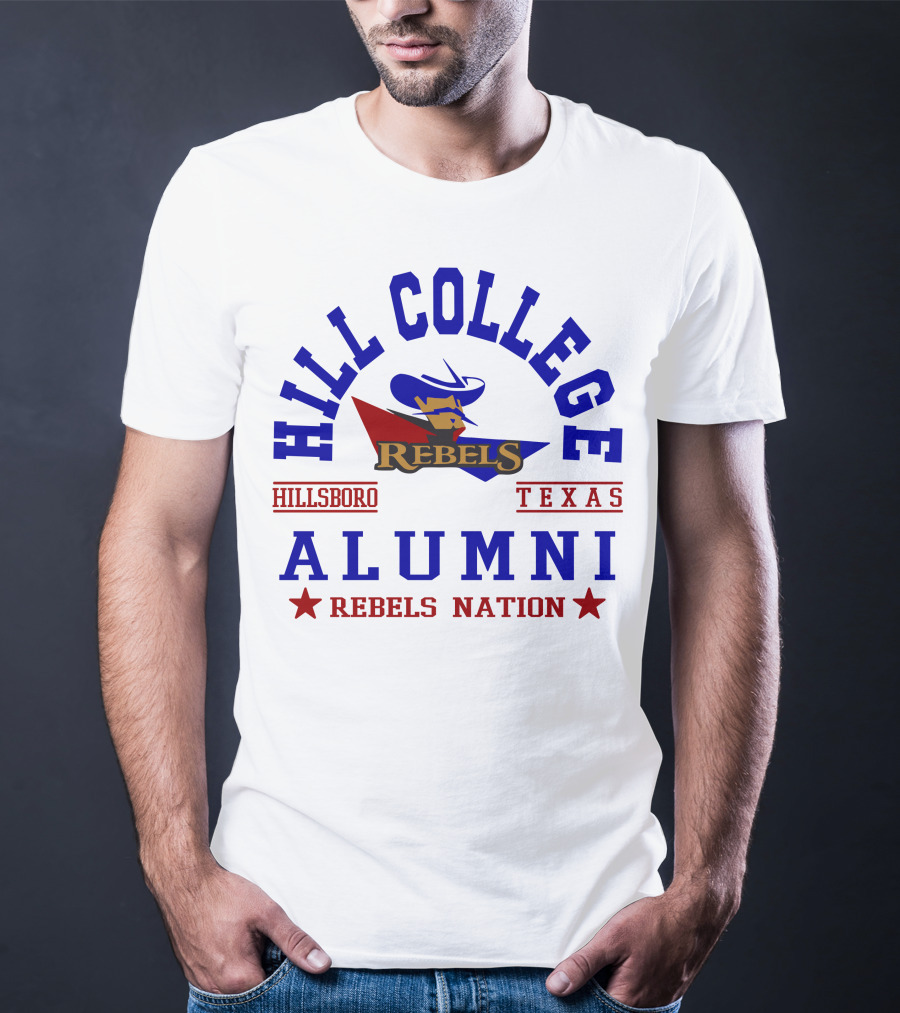 Hill College Alumni Rebels Nation Hillsboro Texas T-Shirt