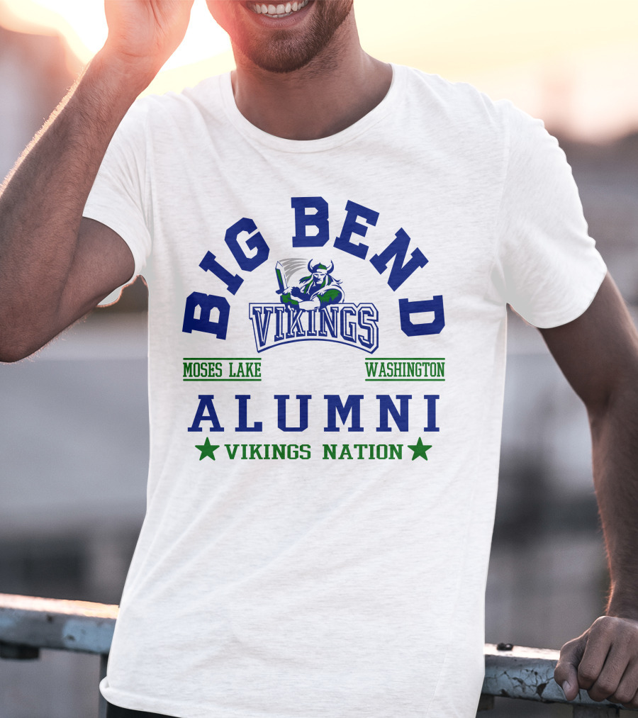 Big Bend Vikings Alumni Moses Lake Washington Vikings Nation T-Shirt