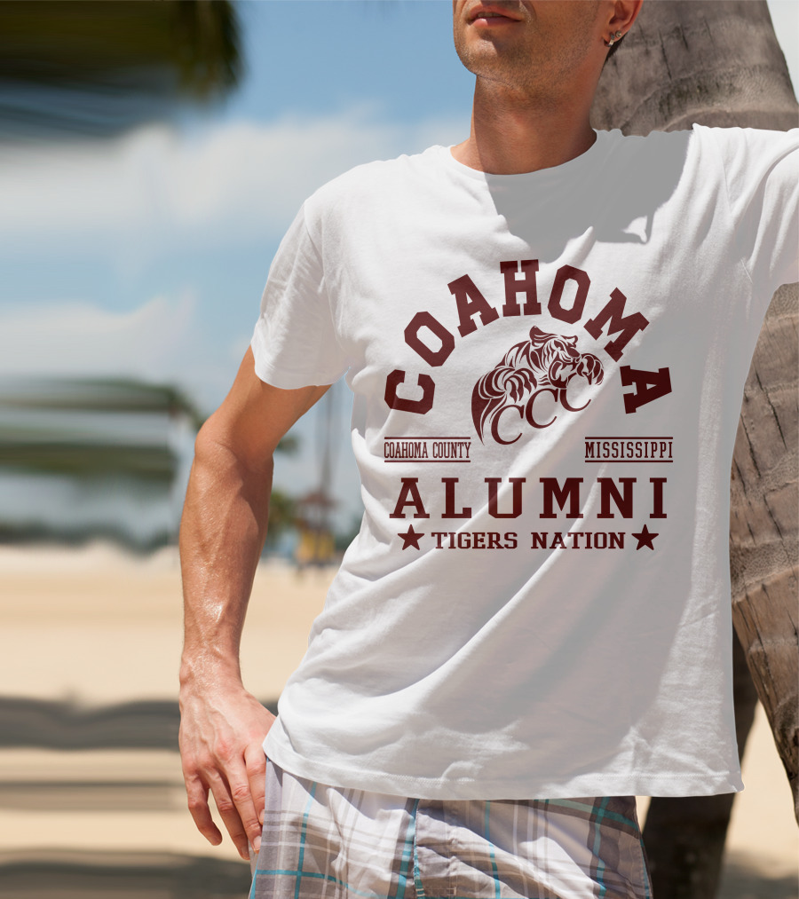 Coahoma County Mississippi Alumni Tigers Nation CCC T-Shirt