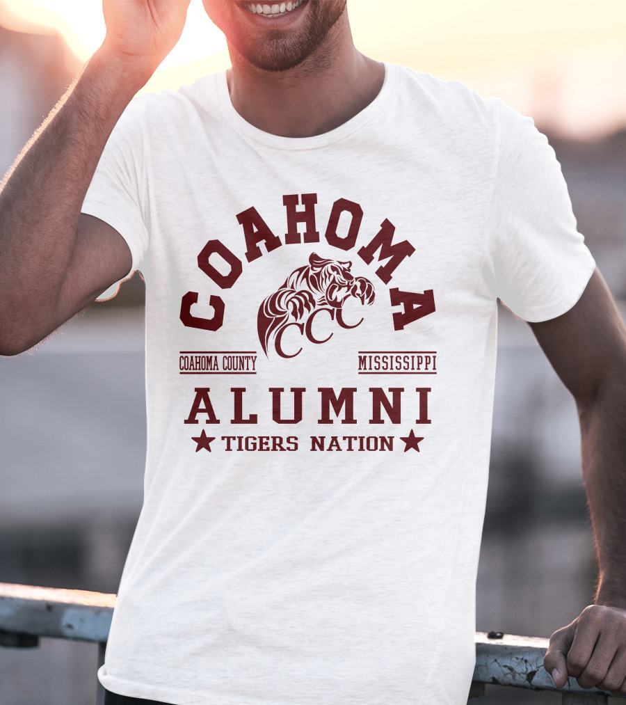 Coahoma County Mississippi Alumni Tigers Nation CCC T-Shirt