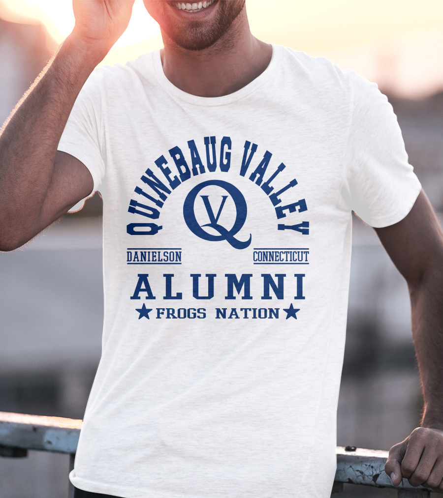 Quinebaug Valley Alumni Danielson Connecticut Frogs Nation T-Shirt