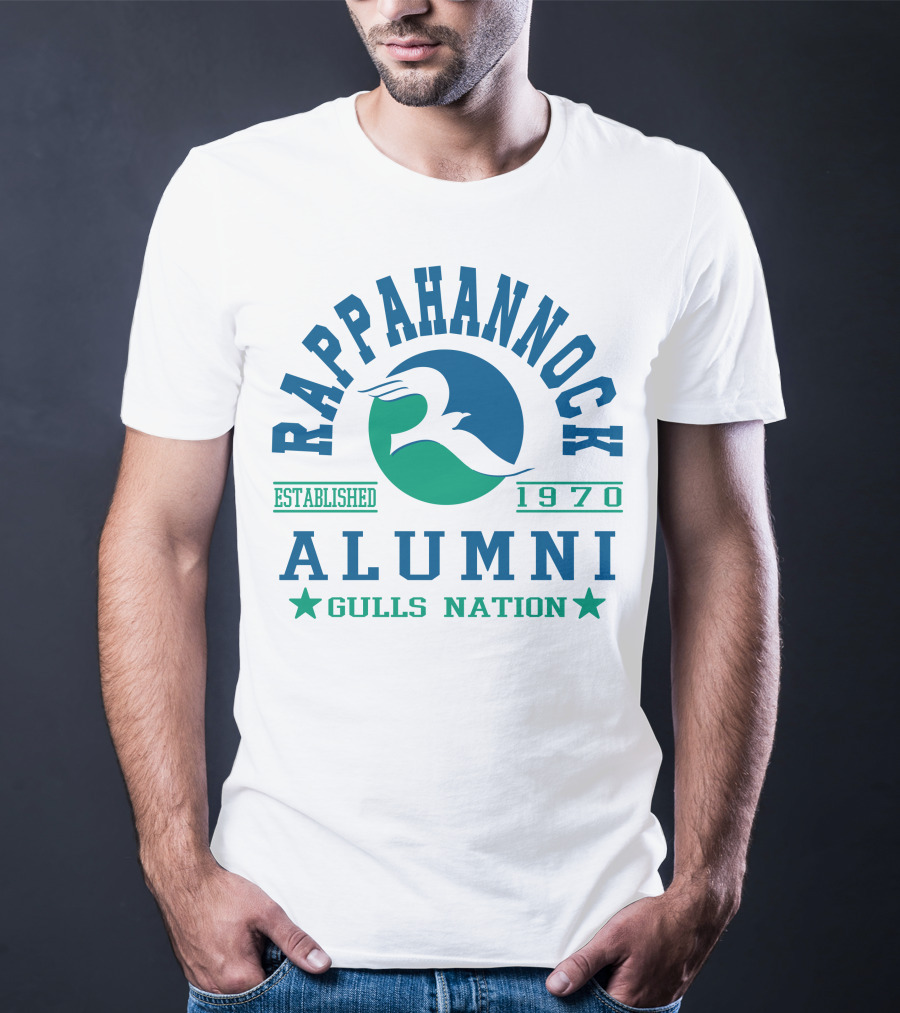 Rappahannock Alumni Established 1970 Gulls Nation T-Shirt