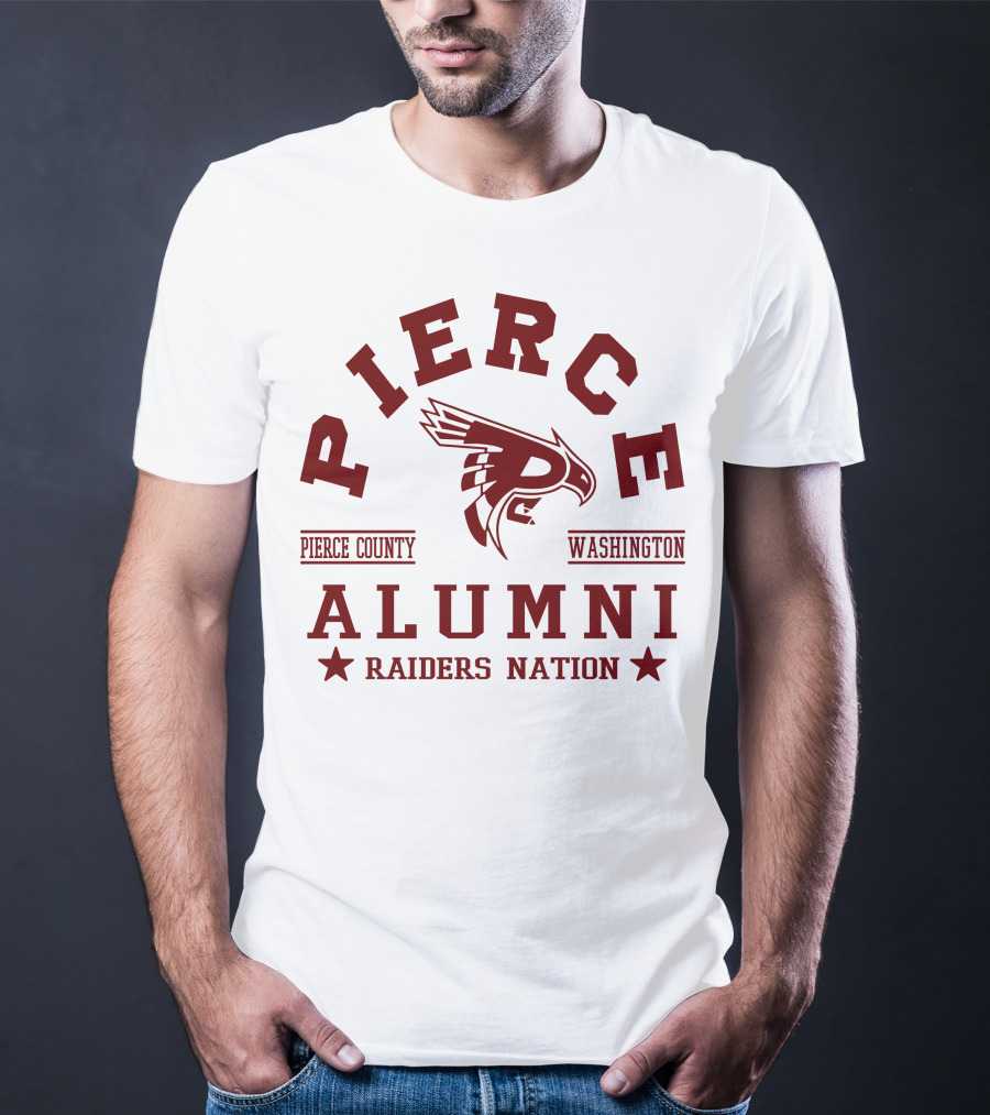 Pierce County Washington Alumni Raiders Nation T-Shirt