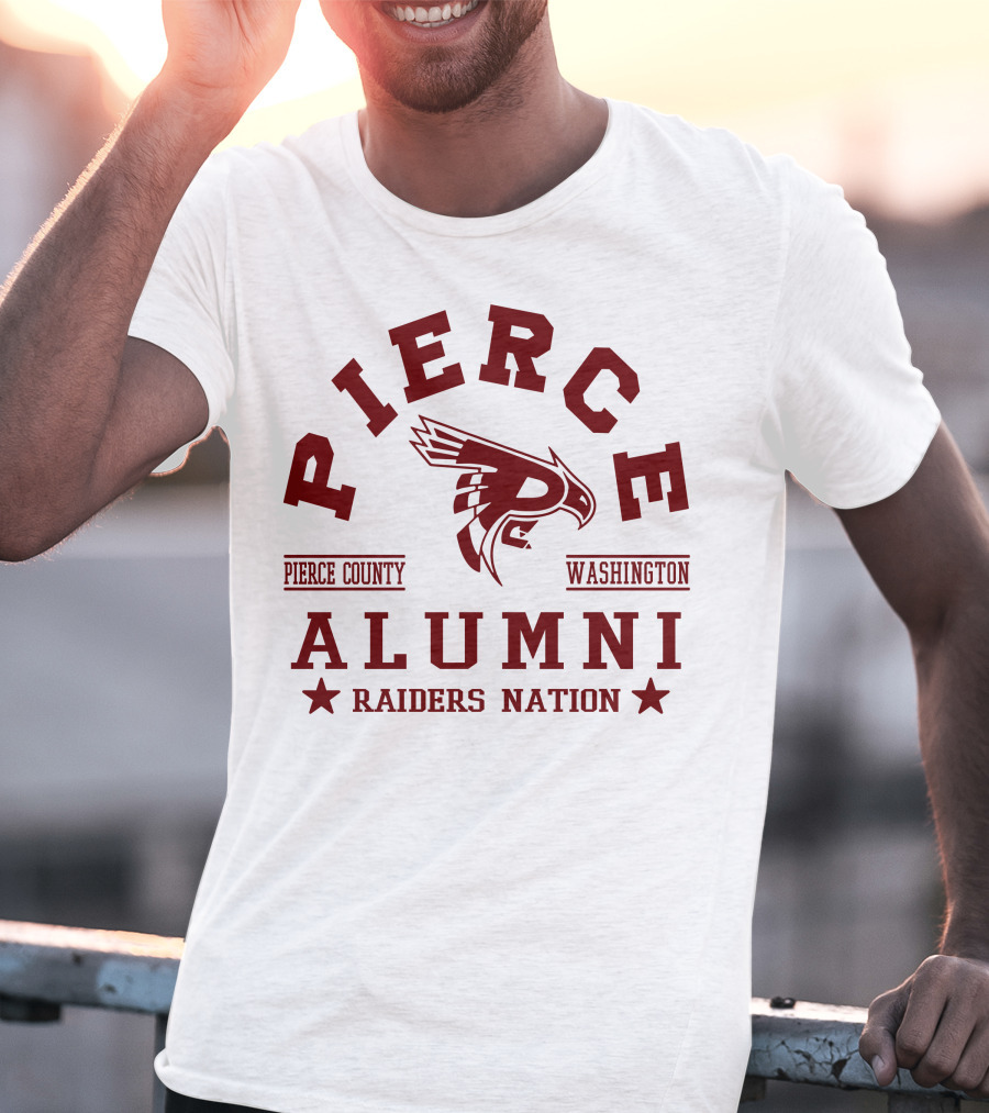 Pierce County Washington Alumni Raiders Nation T-Shirt