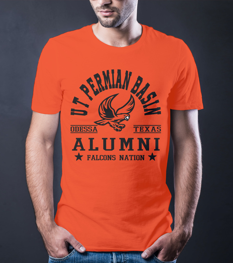 UT Permian Basin Alumni Falcons Nation Odessa Texas T-Shirt