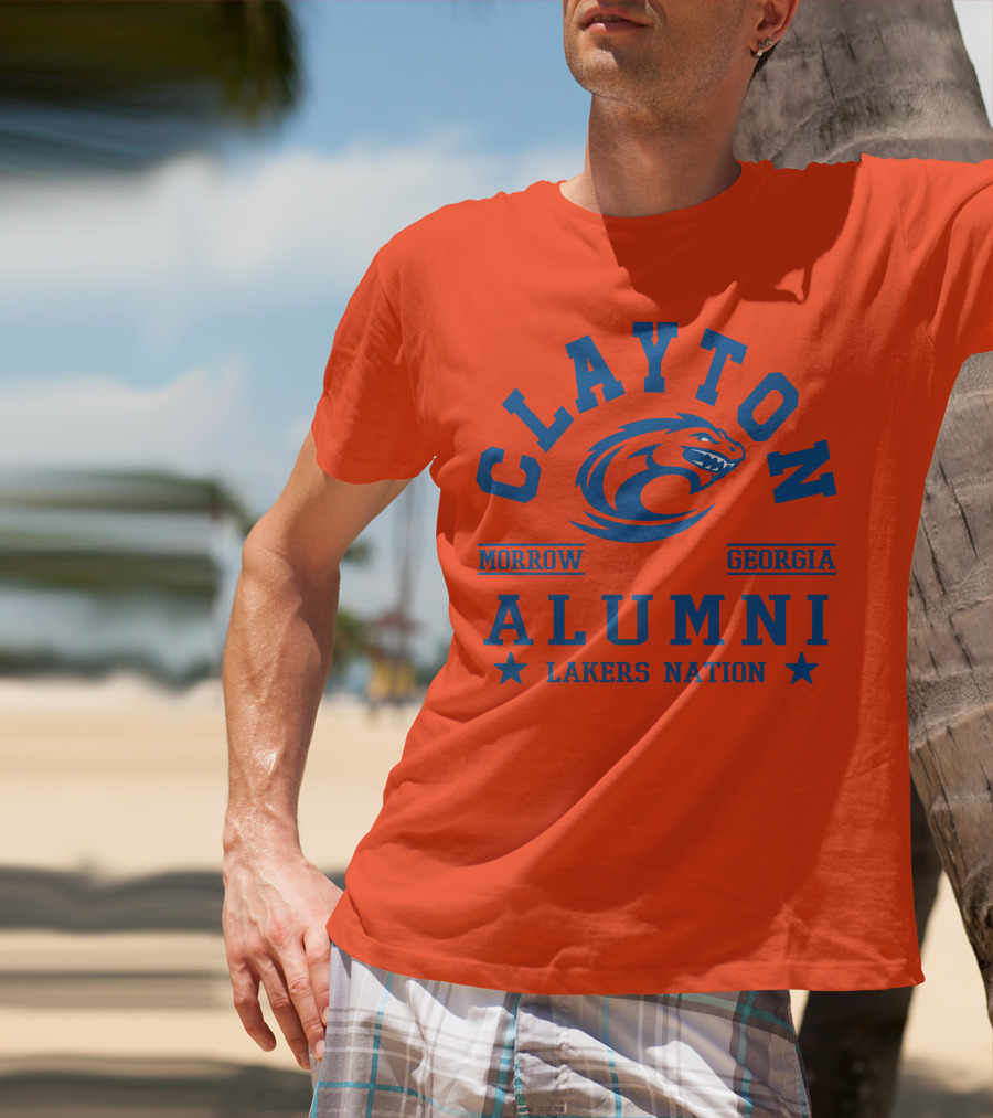 Clayton Morrow Georgia Alumni Lakers Nation T-Shirt