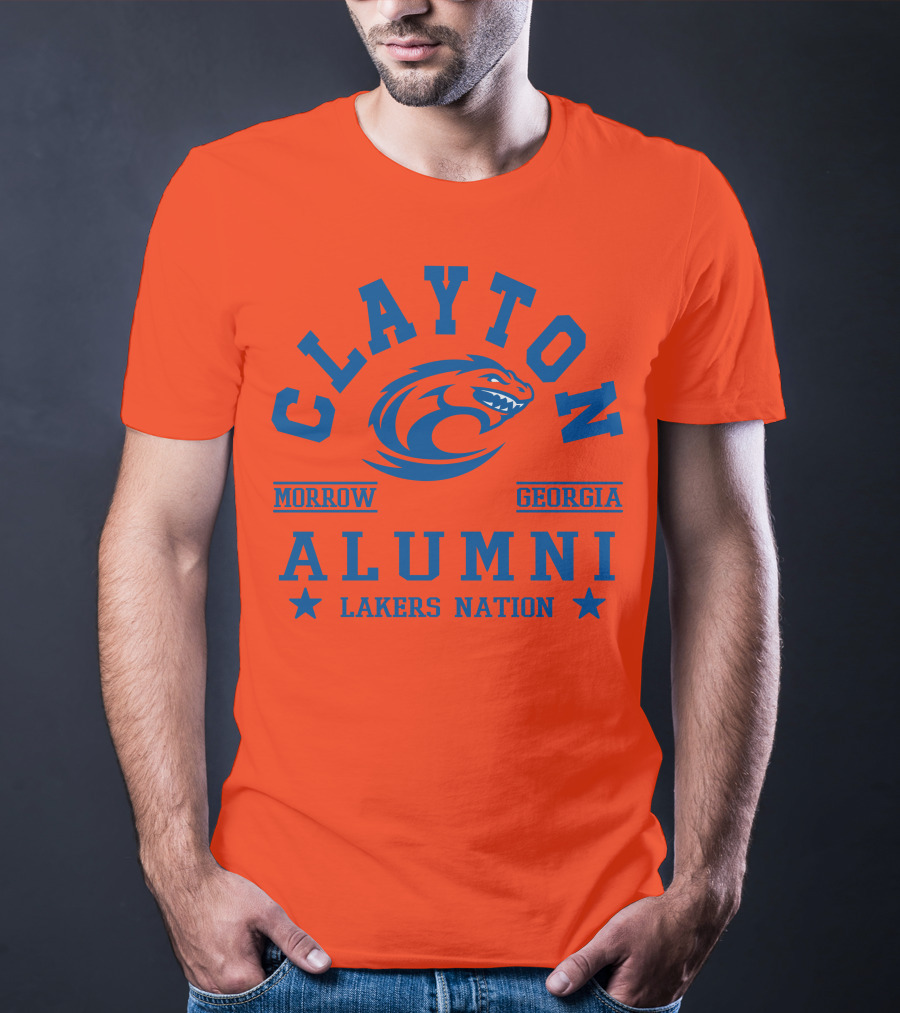 Clayton Morrow Georgia Alumni Lakers Nation T-Shirt