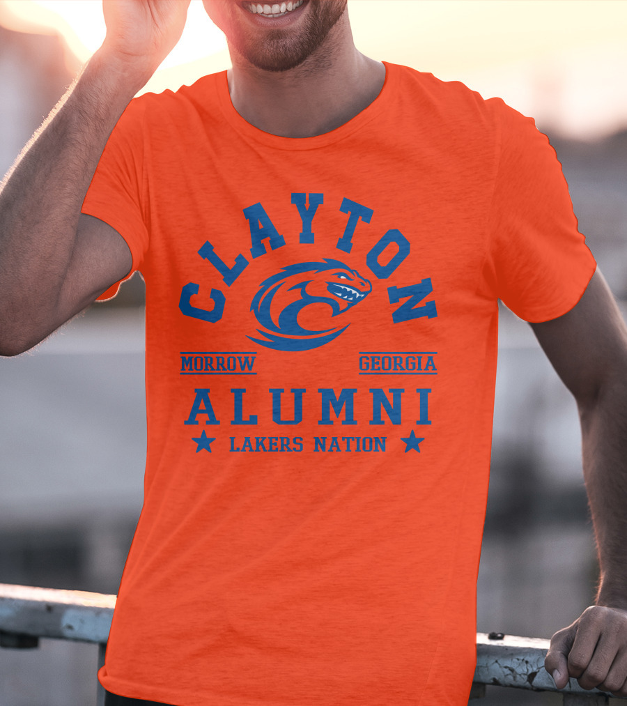 Clayton Morrow Georgia Alumni Lakers Nation T-Shirt