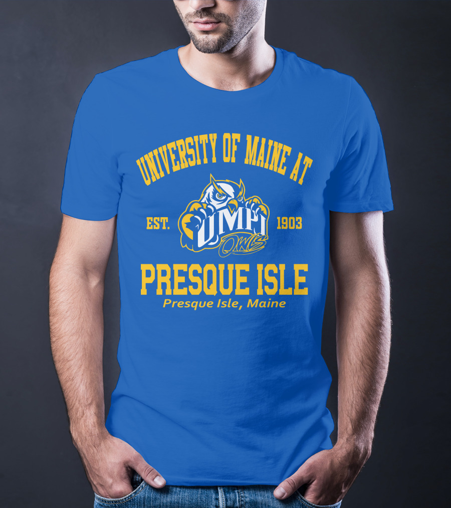 University Of Maine At Presque Isle Owls Est. 1903 Presque Isle Maine T-Shirt