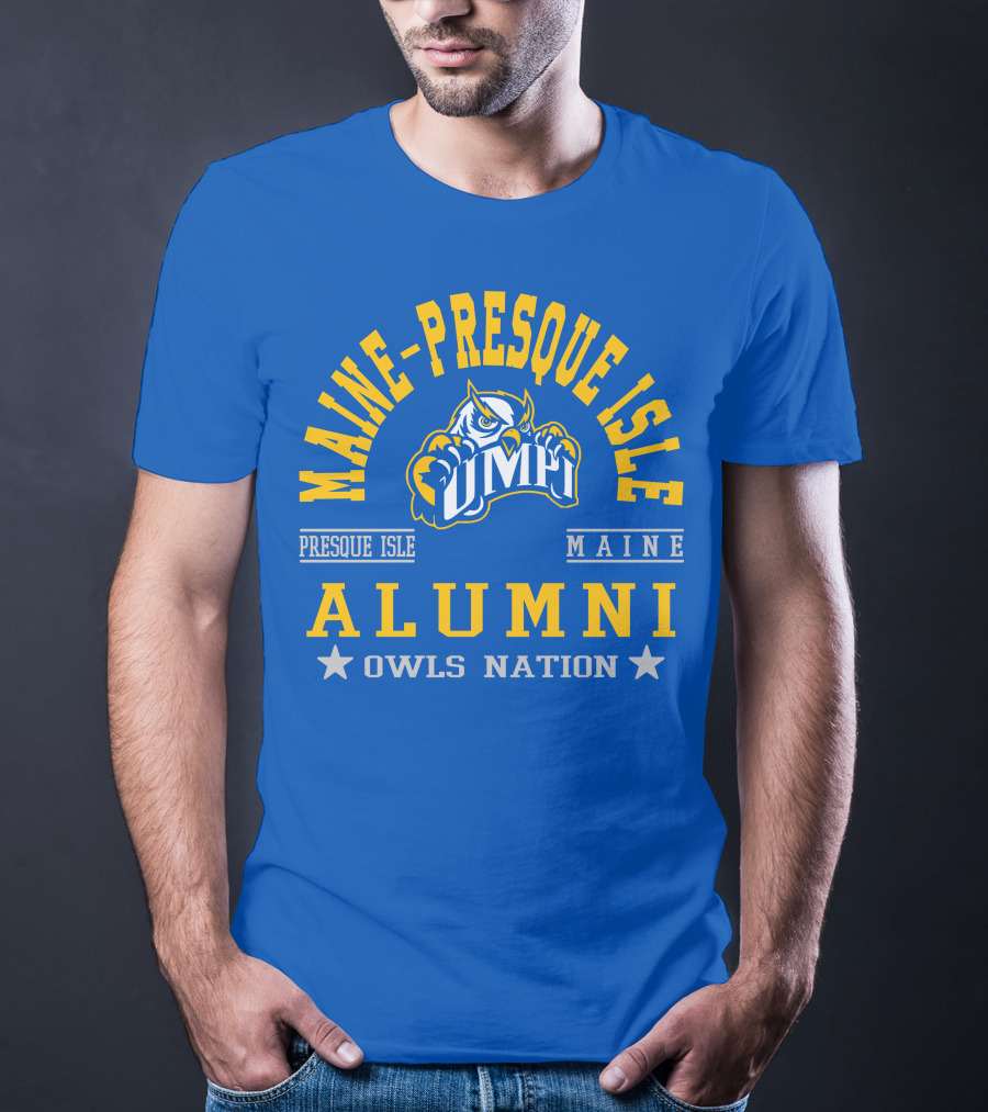 Maine-Presque Isle Alumni Owls Nation UMPI Maine T-Shirt