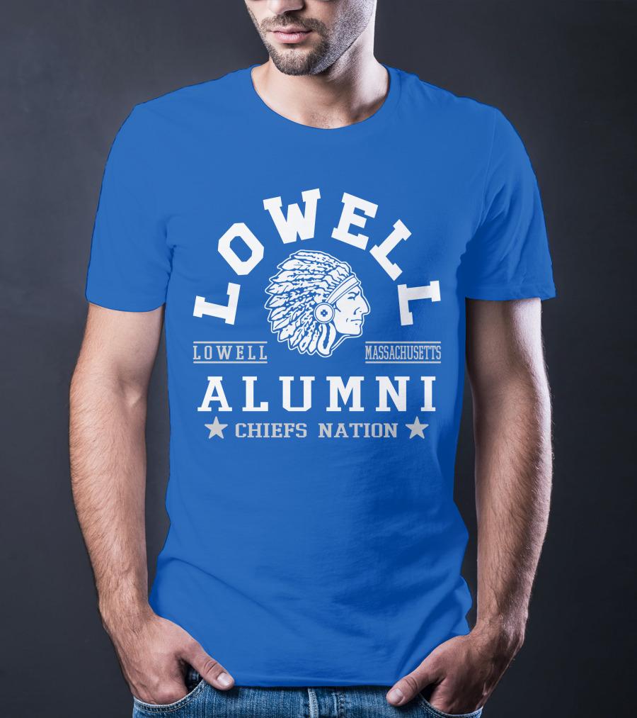 Lowell Massachusetts Alumni Chiefs Nation T-Shirt