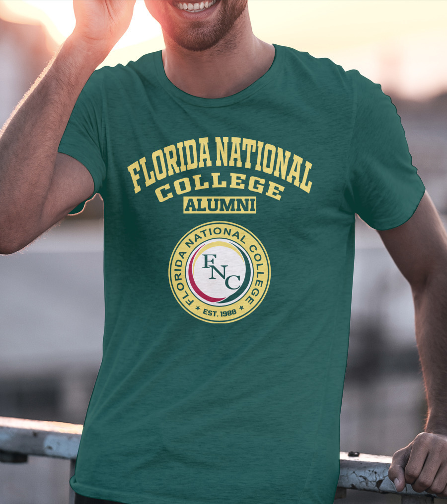 Florida National College Alumni FNC Est. 1988 T-Shirt