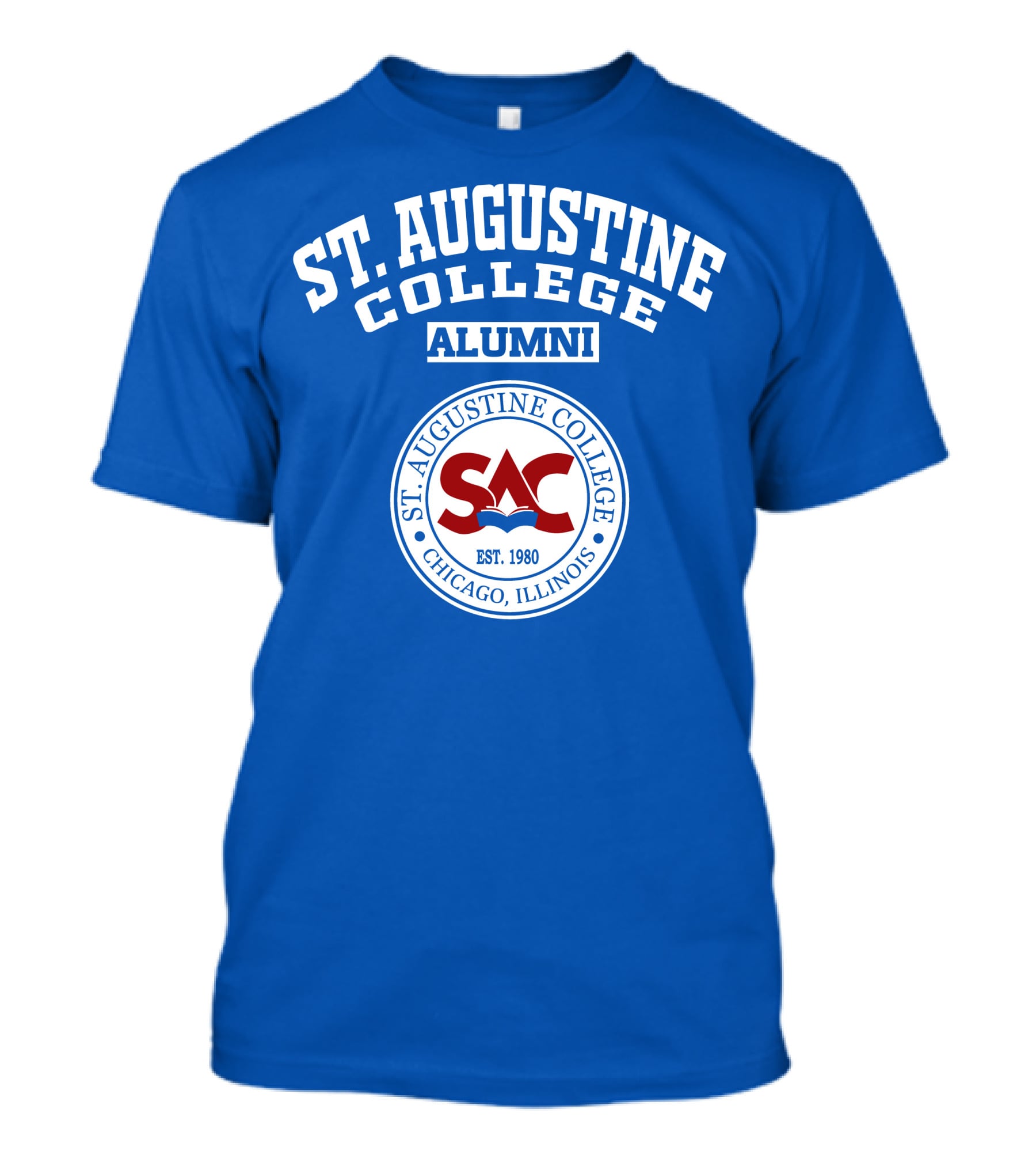 St. Augustine College Alumni SAC Est. 1980 Chicago Illinois T-Shirt