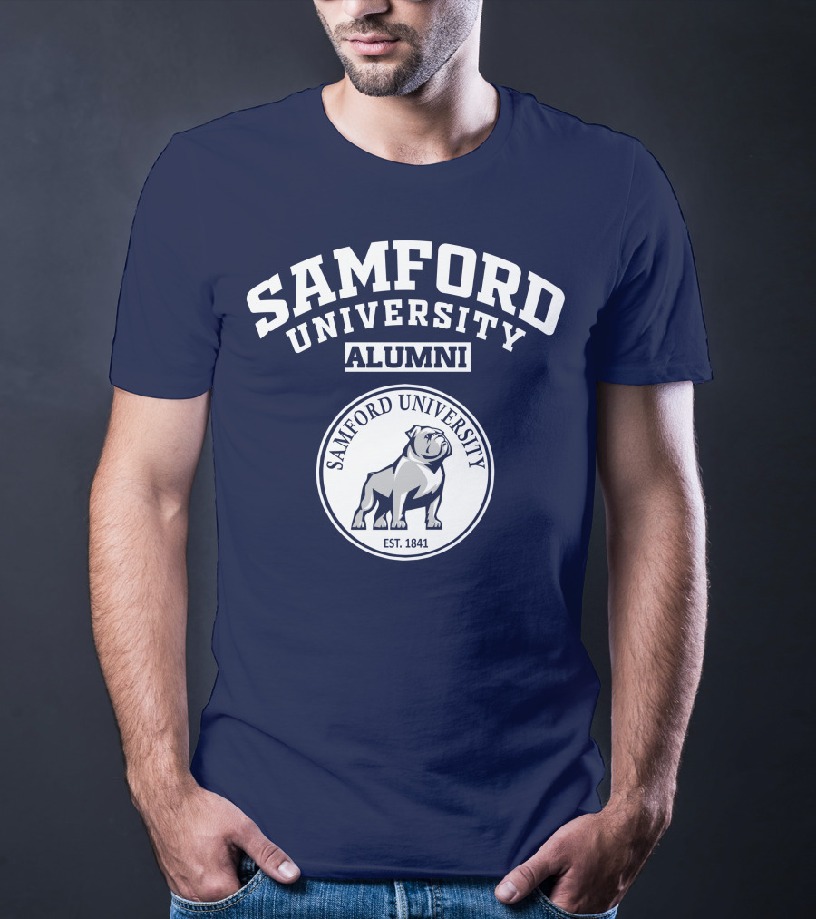 Samford University Alumni Est. 1841 Bulldog T-Shirt