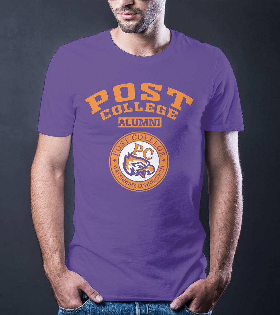 Post College Alumni Pc Waterbury Connecticut Eagle T-Shirt