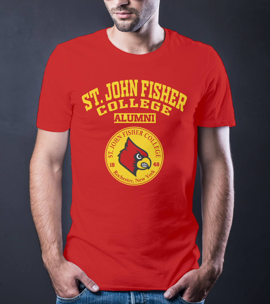 St. John Fisher College Alumni Cardinal Logo Rochester New York 1948 T-Shirt