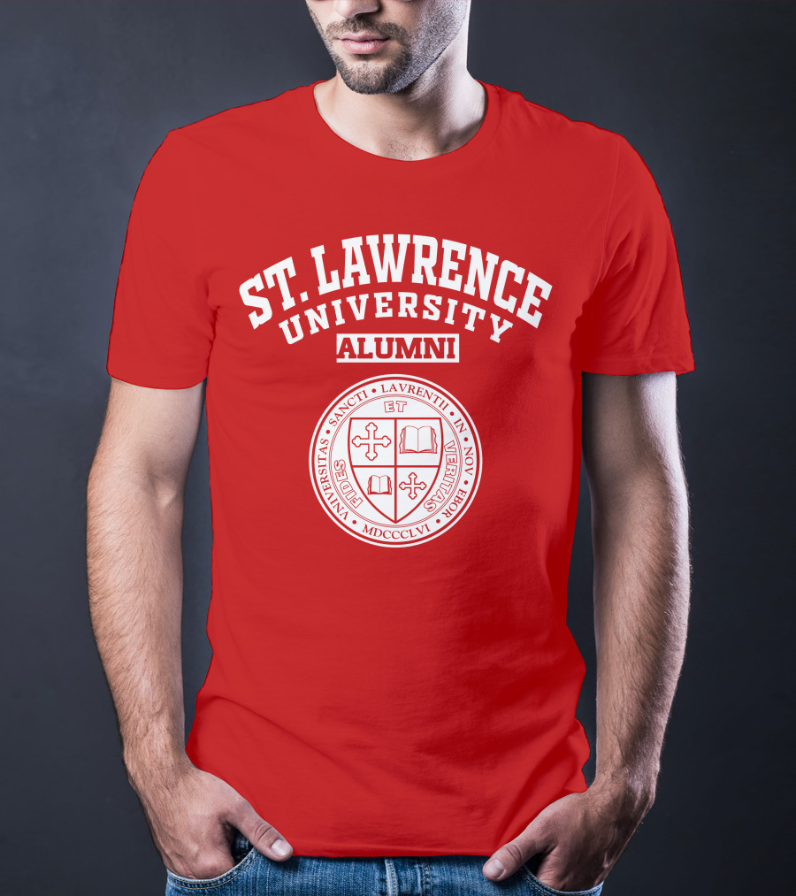 St. Lawrence University Alumni Seal Universitas Sancti Laurentii In Novo Eborio Fides Et Veritas MDCCCLVI T-Shirt