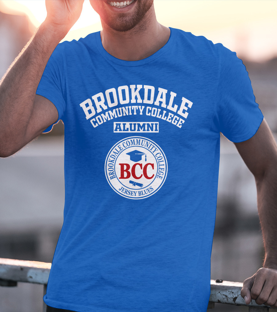 Brookdale Community College Alumni BCC Jersey Blues T-Shirt