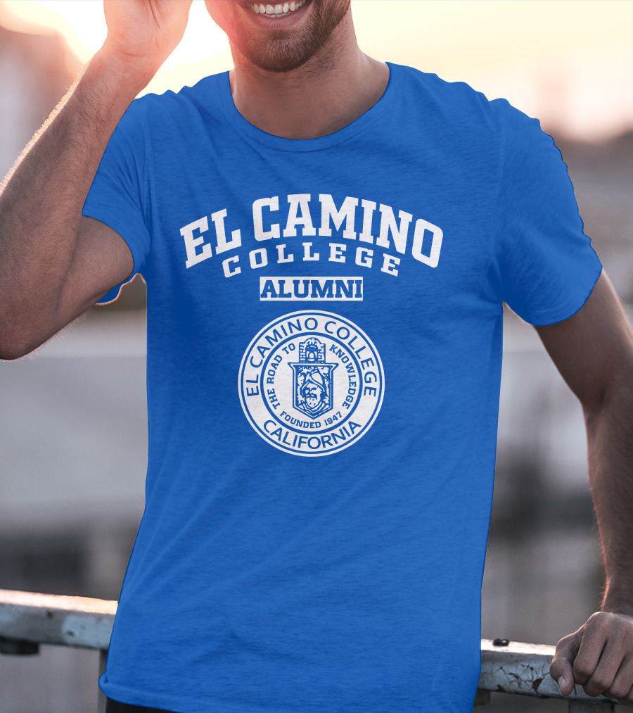 El Camino College Alumni The Road To Knowledge Founded 1947 California T-Shirt