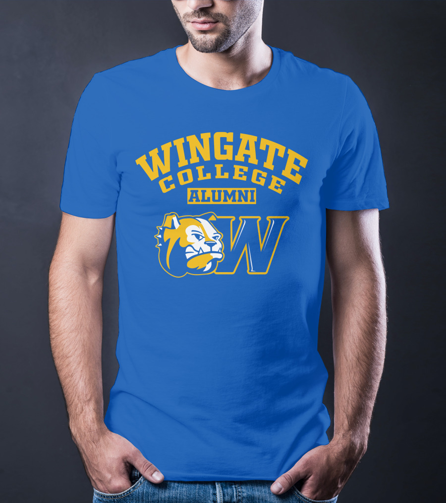Wingate College Alumni Bulldog Mascot W T-Shirt