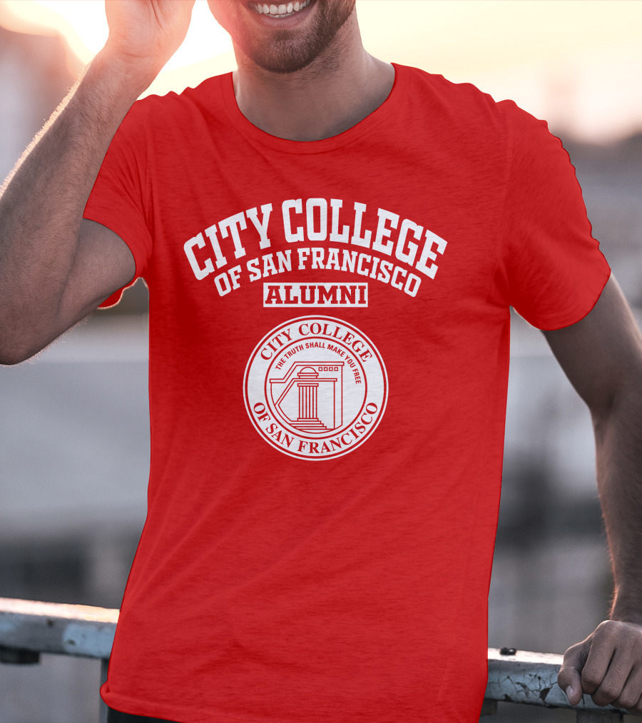 City College Of San Francisco Alumni Logo The Truth Shall Make You Free T-Shirt