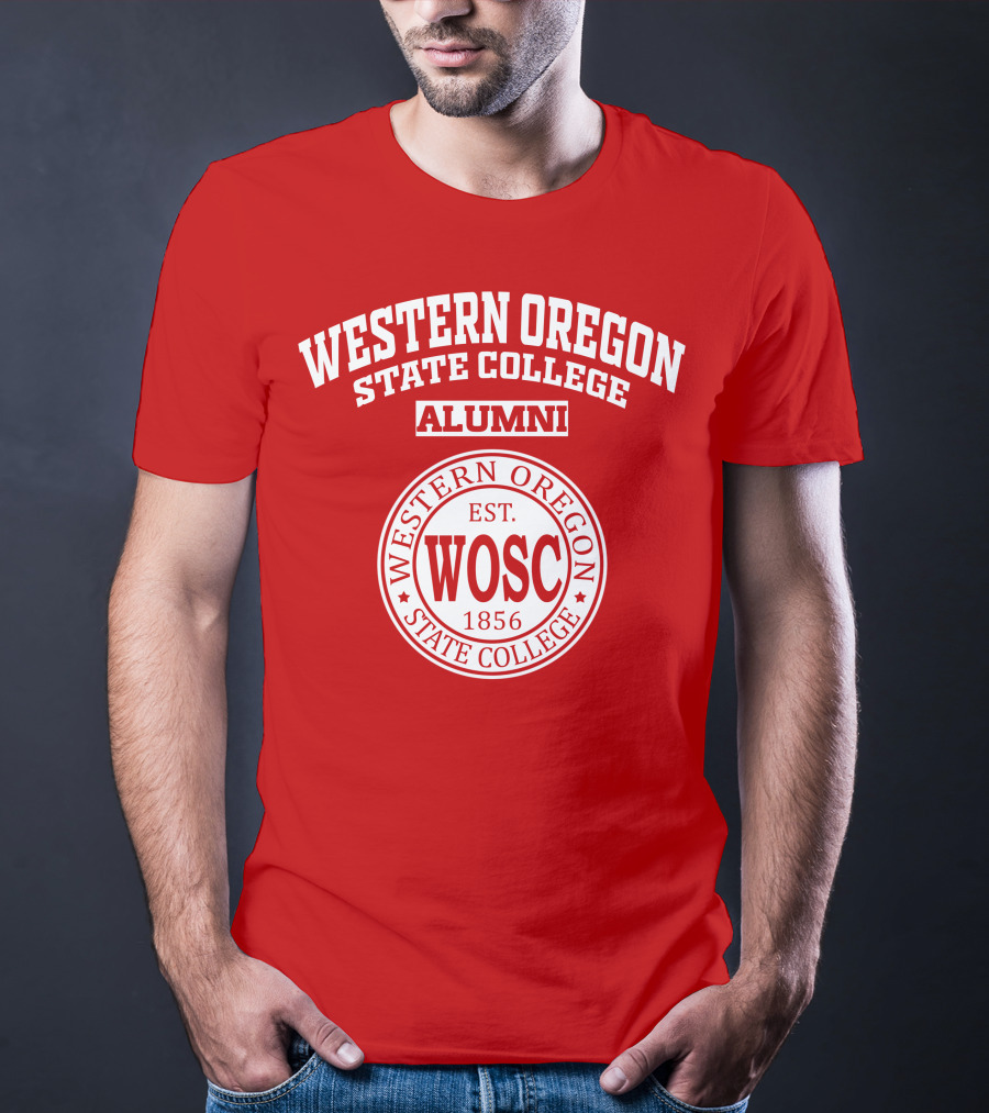 Western Oregon State College Alumni WOSC Est. 1856 T-Shirt