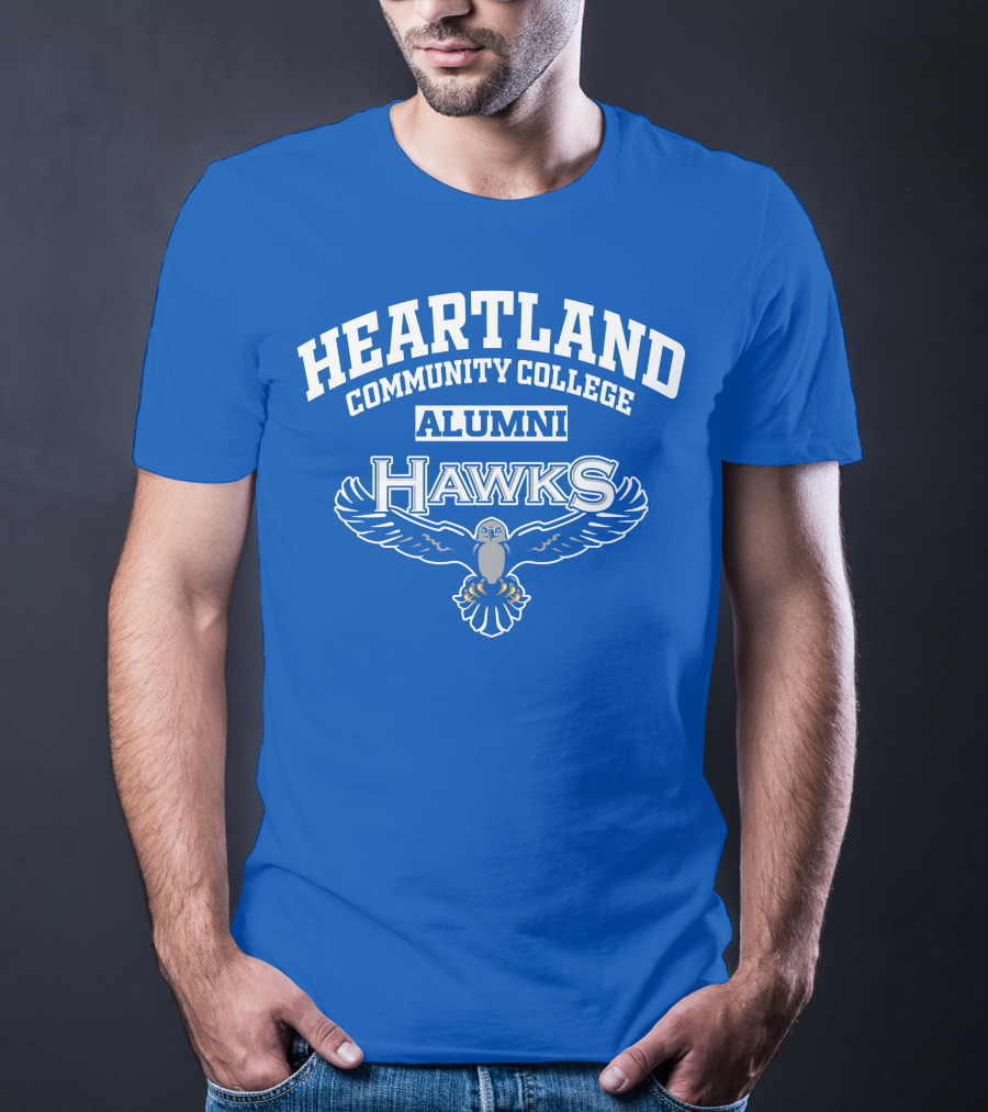Heartland Community College Alumni Hawks T-Shirt