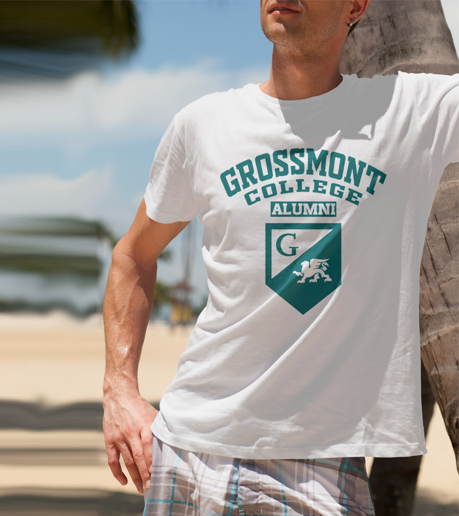 Grossmont College Alumni Griffin Shield Emblem T-Shirt