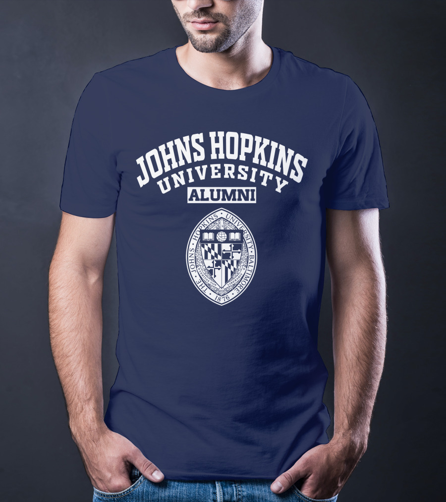 Johns Hopkins University Alumni Seal Baltimore 1876 T-Shirt