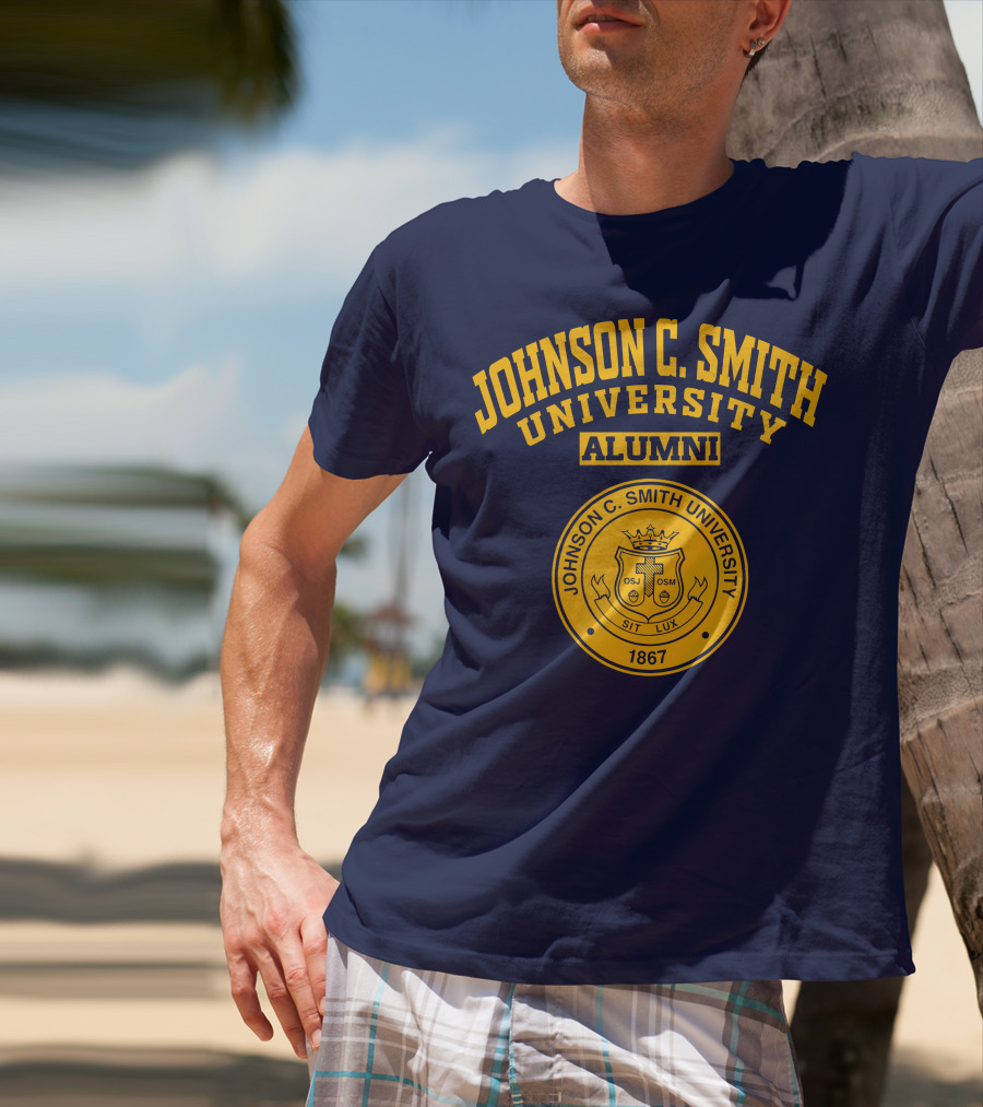 Johnson C Smith University Alumni 1867 Seal Sit Lux T-Shirt