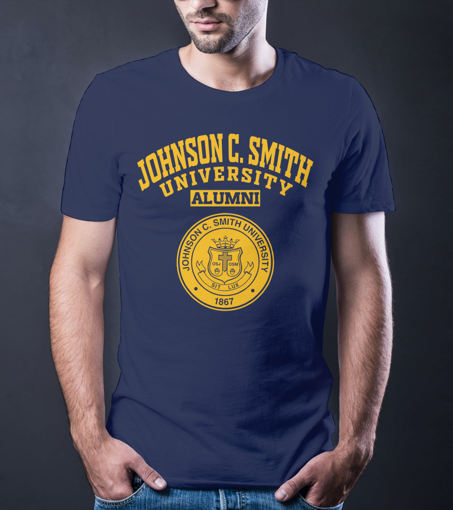 Johnson C Smith University Alumni 1867 Seal Sit Lux T-Shirt