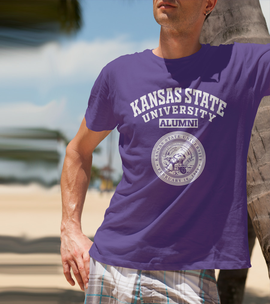Kansas State University Alumni February 16 1863 Seal T-Shirt