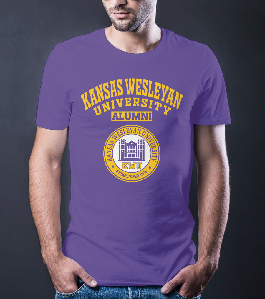 Kansas Wesleyan University Alumni KWU Established 1886 T-Shirt