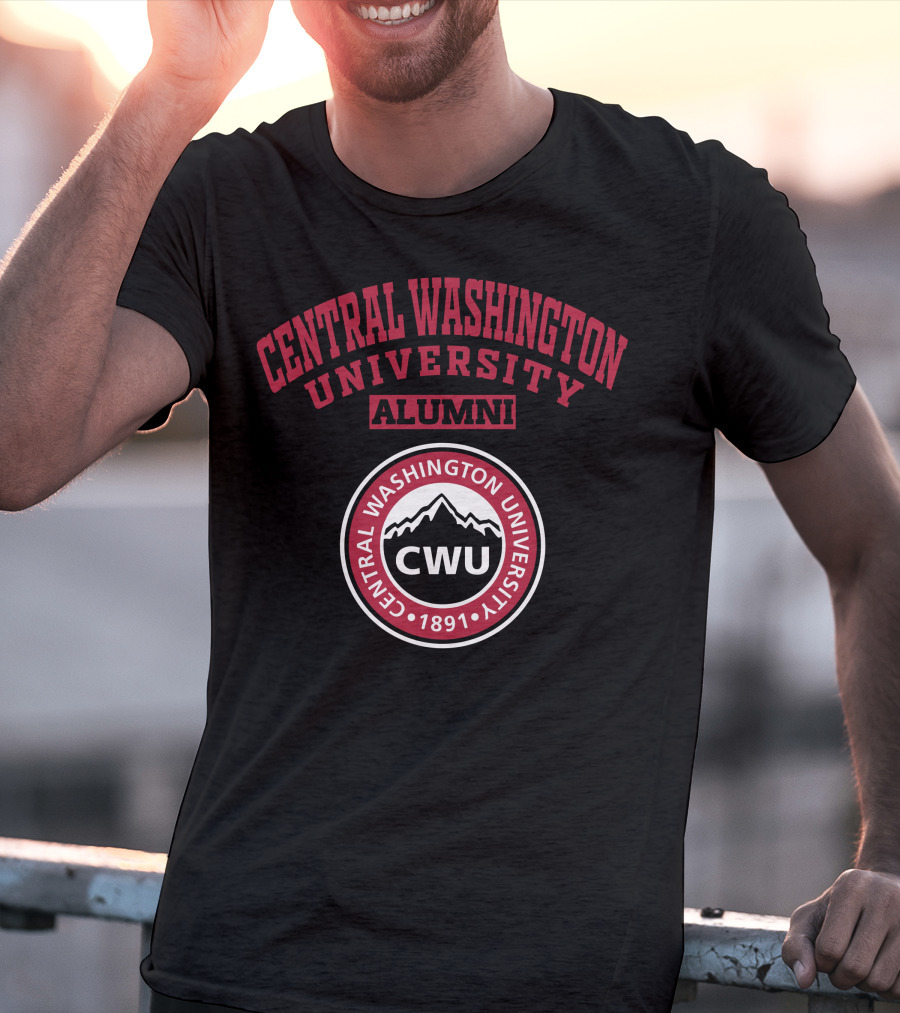 Central Washington University Alumni CWU 1891 T-Shirt