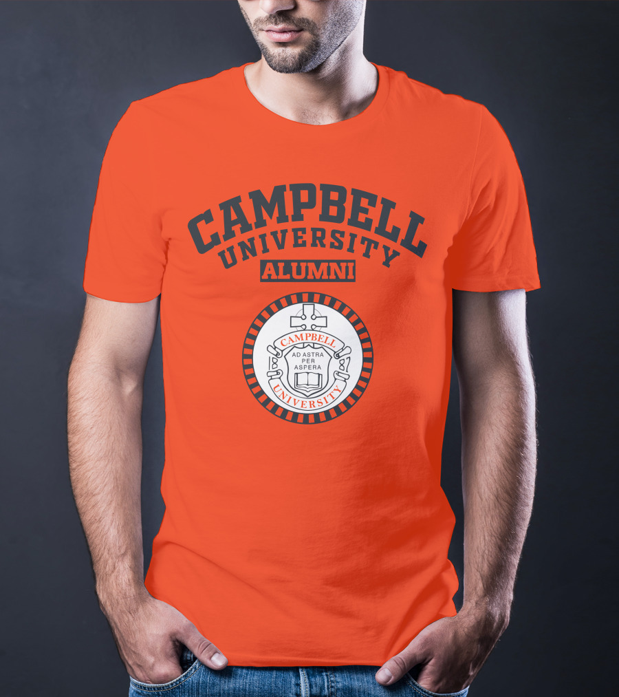 Campbell University Alumni Ad Astra Per Aspera Seal T-Shirt
