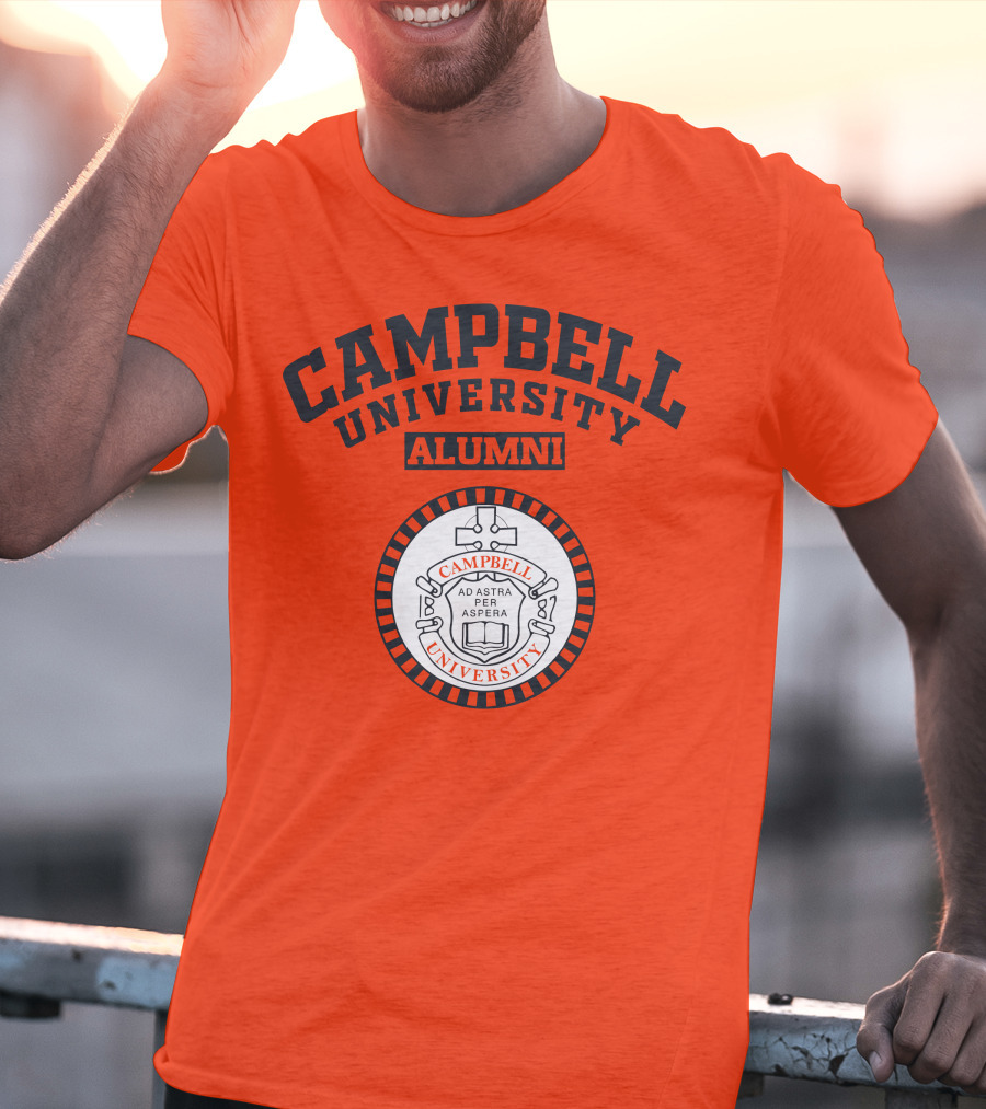 Campbell University Alumni Ad Astra Per Aspera Seal T-Shirt