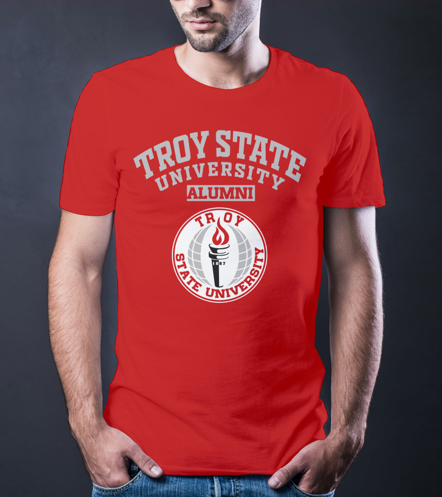 Troy State University Alumni 1887 Torch T-Shirt