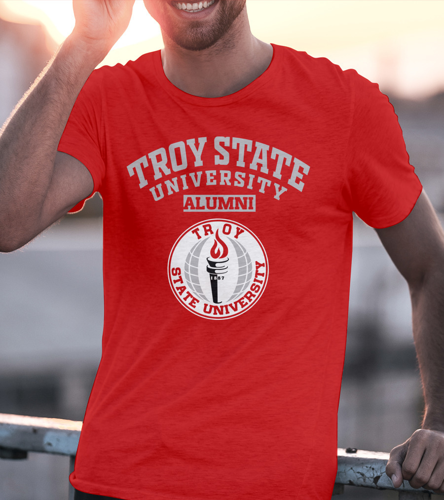 Troy State University Alumni 1887 Torch T-Shirt