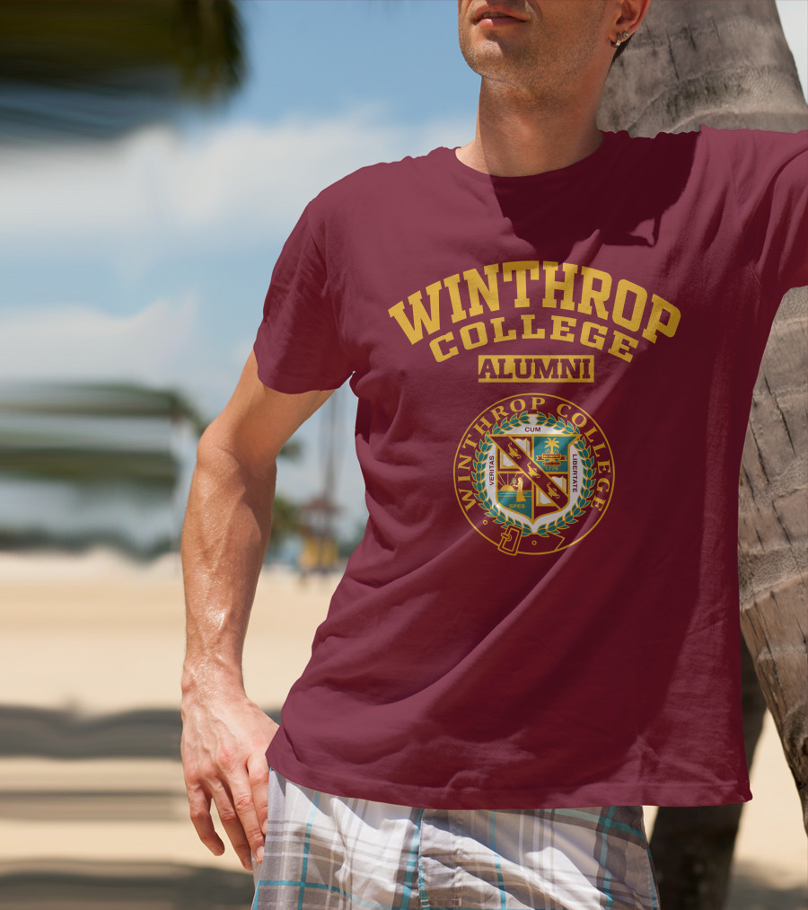 Winthrop College Alumni Vestris Cum Spes Liberate Seal 1875 T-Shirt