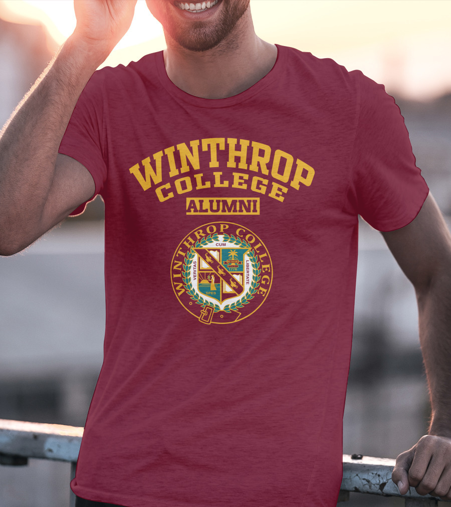 Winthrop College Alumni Vestris Cum Spes Liberate Seal 1875 T-Shirt
