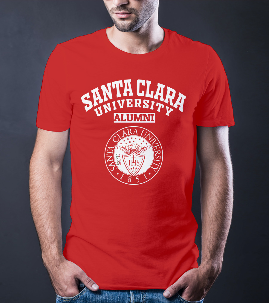 Santa Clara University Alumni SCU 1851 Seal T-Shirt