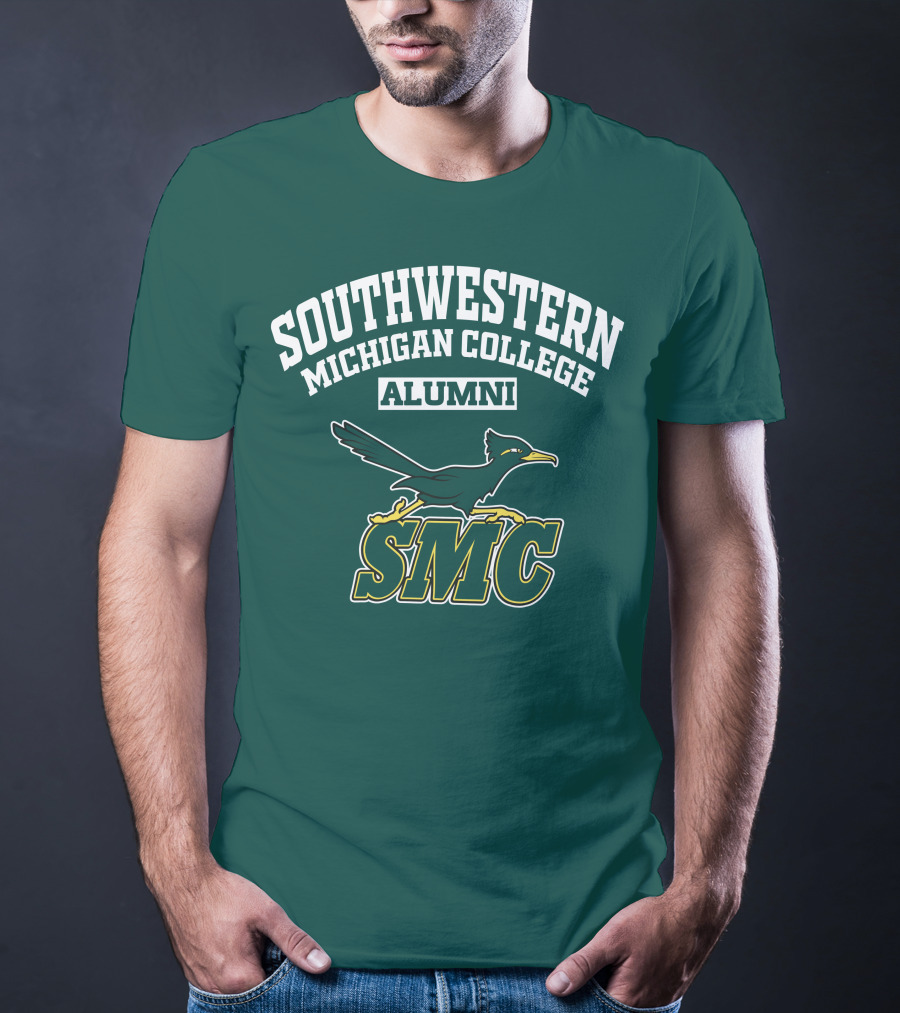 Southwestern Michigan College Alumni SMC Bird T-Shirt