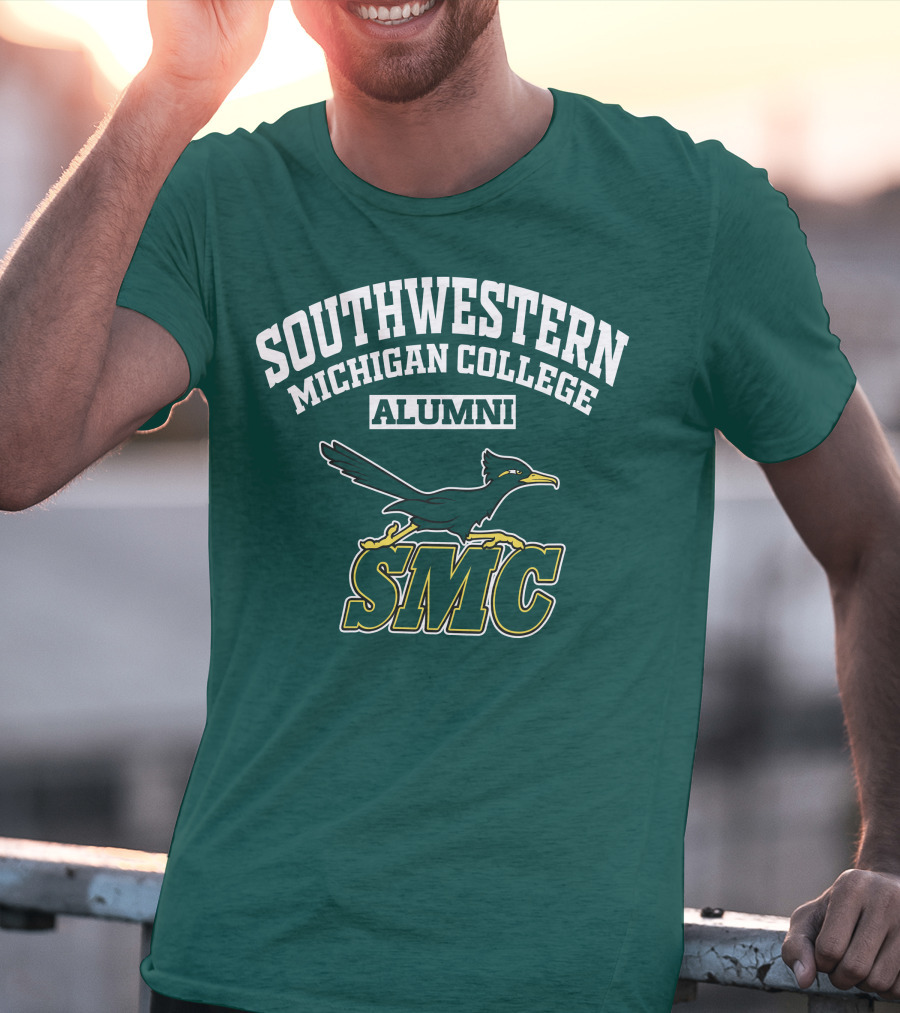 Southwestern Michigan College Alumni SMC Bird T-Shirt